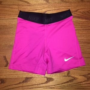 Pink Nike Spandex/Shorts